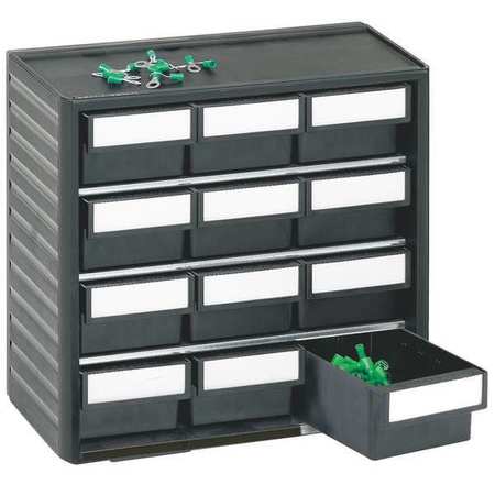 TRESTON ESD Small Parts Drawer Unit, 12 Drawers 294-4ESD