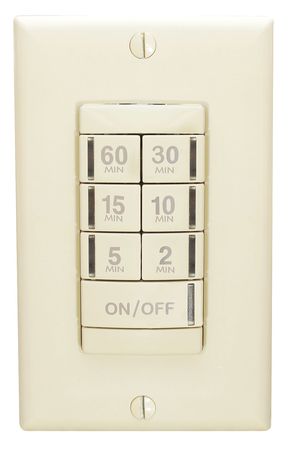 SENSORSWITCH Timer Switch, 60 Min, Ivory PTS 60 IV