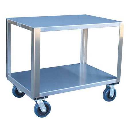 ZORO SELECT Mobile Table, 1800 lb., 49 in. L, 25 in. W YM248U600