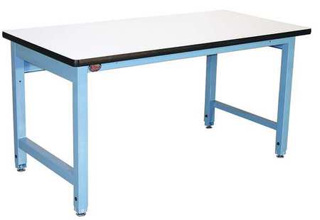 PRO-LINE Bolted Workbenches, ESD Laminate, 30" W, 30" Height, 5000 lb., Straight HD7230C/L14/HDLE