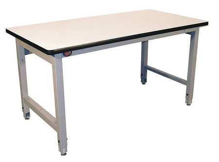 PRO-LINE Bolted Workbenches, Laminate, 36" W, 30" Height, 5000 lb., Straight HD7236P-A31/HDLE-6
