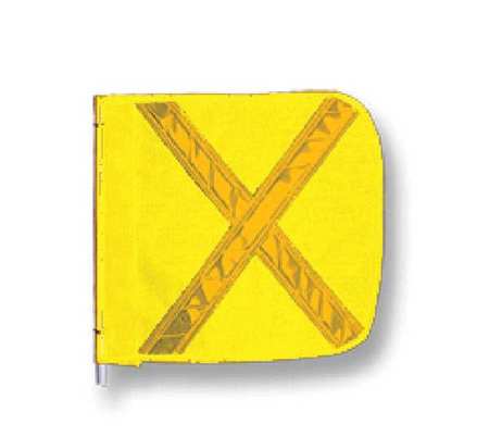 CHECKERS Replacement Flag, Reflexite X, Yellow FS8025-16-Y