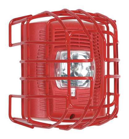 SAFETY TECHNOLOGY INTERNATIONAL 9-ga wire cage protects horn/strobe/spkr STI-9708-R
