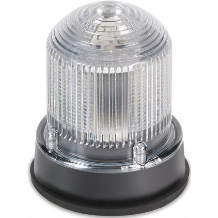 EDWARDS SIGNALING Warning Light, LED, 24VDC, White, 65 FPM 125XBRZW24DB