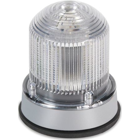 EDWARDS SIGNALING Warning Light, LED, 120VAC, White, 65 FPM 125XBRZW120A