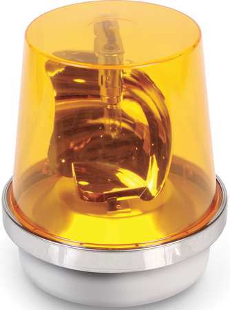 Edwards Signaling Rotating Warning Light, Halogen, Amber 52A-N5-40WH