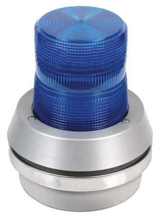 EDWARDS SIGNALING Horn Strobe, Blue, Cast Aluminum, 120VAC 95B-N5