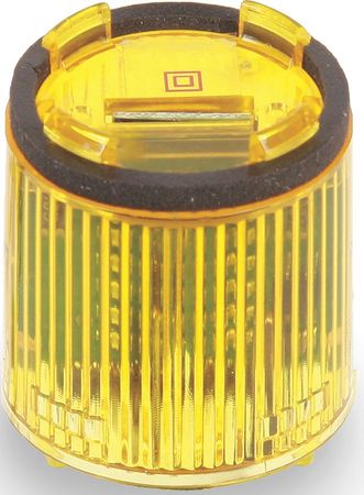 EDWARDS SIGNALING Tower Light LED, Steady, 24VDC, 36mm, Ylw 236LEDSY24AD