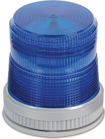 EDWARDS SIGNALING Warning Light, LED, 24VDC, Blue, 65 FPM 105XBRMB24D