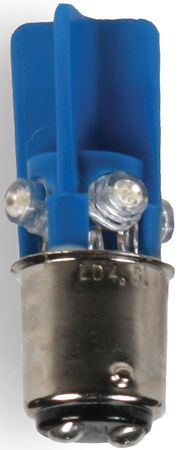 EDWARDS SIGNALING Miniature LED Bulb, 240VAC, Blue 270LEDB240V