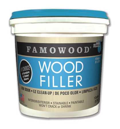 Famowood Wood Filler, 1 gal, Pail, Fir-Maple 40002118