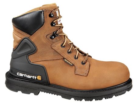 Carhartt Size 10-1/2 Men's 6 in Work Boot Steel Work Boot, Brown CMW6220 105W