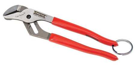 Proto 10 in Straight Jaw Tongue and Groove Plier, Serrated J260SGXL-TT