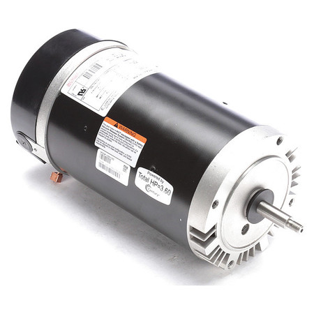 CENTURY Pool Pump Motor, Permanent Split Capacitor, 3 HP, 56J Frame, 3,450 Nameplate RPM USN1302