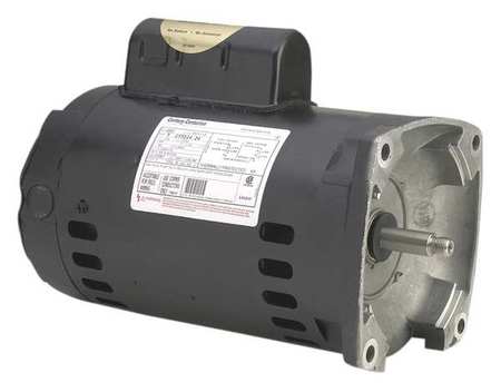 CENTURY Pool Pump Motor, Permanent Split Capacitor, 2, 1/3 HP, 56Y Frame, 3,450/1,725 Nameplate RPM B985