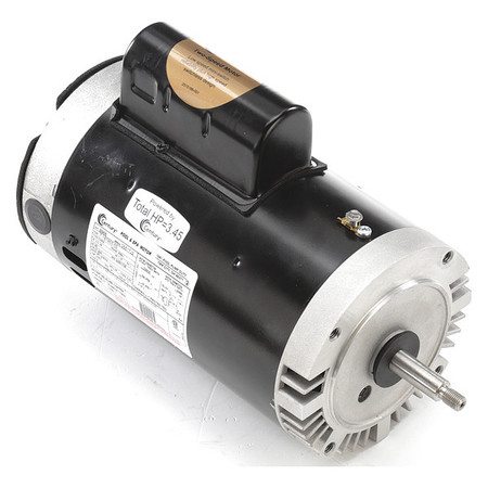 CENTURY Pool Pump Motor, Permanent Split Capacitor, 3, 1/3 HP, 56J Frame, 3,450/1,725 Nameplate RPM B966