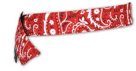 Chill-Its By Ergodyne Cooling Bandana, Red, One Size 6705CT