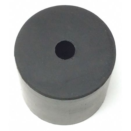 Zoro Select Bumper, Rubber, Black, 1-1/4"H x 1-1/4"W, PK.5 1326-017K