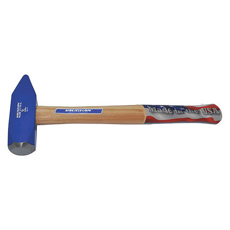 VAUGHAN Cross Pein Hammer, 3 lb., 15 In, Hickory S48