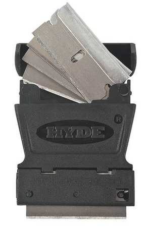 Hyde Glass Scraper, Flexible, 1-1/2", Steel 13030