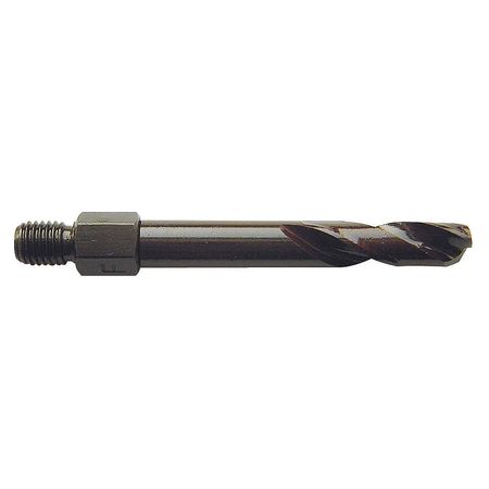 ZORO SELECT Threaded Shank Drill Bit, #40, L 2 1/8, M2 16W738