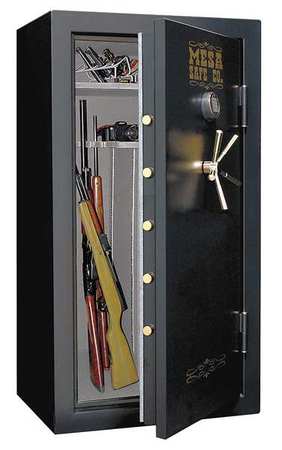 Mesa Safe Co Rifle & Gun Safe, Electronic Lock, 665 lbs, 14 cu ft, 60 minute Fire Rating MBF6032E