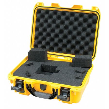 NANUK CASES Yellow Protective Case, 15.8"L x 12.1"W x 6.8"D 915S-010YL-0A0