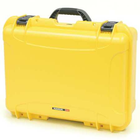 Nanuk Cases Yellow Protective Case, 21.7"L x 16.9"W x 8-1/2"D 940S-000YL-0A0