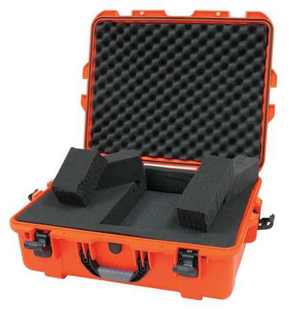 Nanuk Cases Orange Protective Case, 25.1"L x 19.9"W x 8.8"D 945S-010OR-0A0