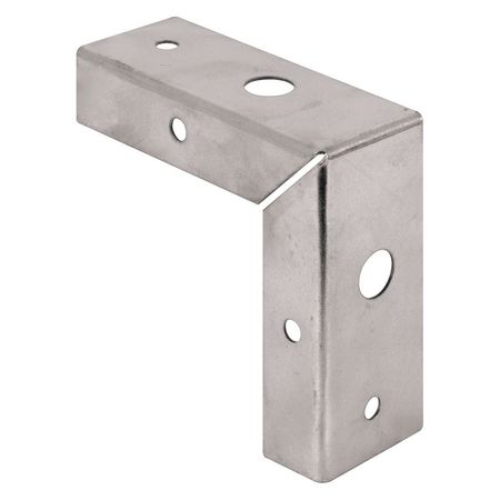 Primeline Tools Bi-Fold Door Corner Repair Bracket, 1-3/8 in., Steel, Zinc Plated (2 Pack) MP7195