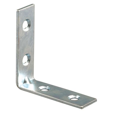 Primeline Tools Angle Corner, 2 in., Steel Construction, Zinc Plated, 4 Hole Bracket (10 Pack) MP9221