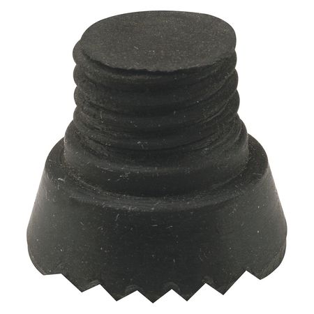 Primeline Tools Door Holder Replacement Tips, 5/8 in. Thread Diameter x 1 in., Rubber (10 Pack) MP4556