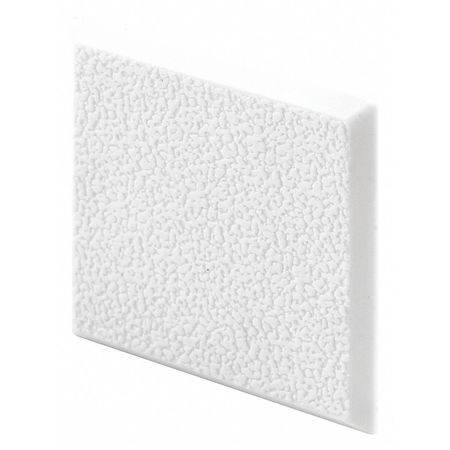 PRIMELINE TOOLS Wall Protector, 2 In. x 2 In. Squares, Rigid Vinyl, White, Textured (5 Pack) MP10866