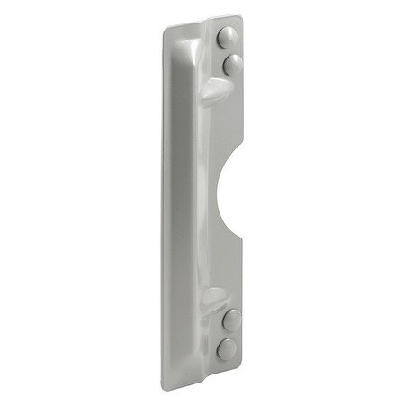 PRIMELINE TOOLS Out Swinging Door Latch Protector, Gray Finish (Single Pack) MP4585