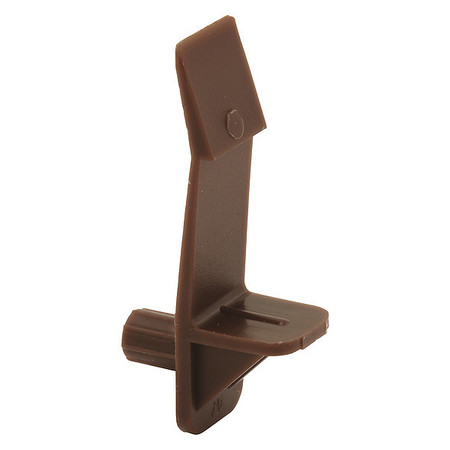 PRIMELINE TOOLS Self-Locking Shelf Support Peg with 3/4 in. Shelf, 1/4 in., Brown (100 Pack) MP9117-100