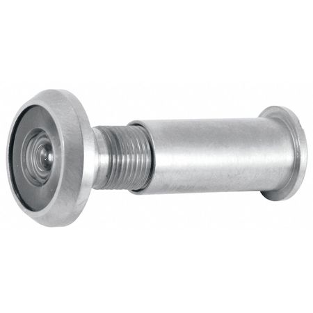 Primeline Tools Door Viewer, 9/16 in. Bore Diameter, Solid Brass Housing, Satin Nickel (Single Pack) MP10312