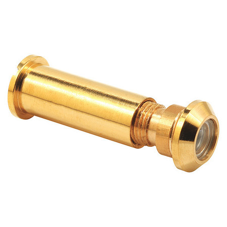 PRIMELINE TOOLS Door Viewer, 160 Degree, 1/2 in. Diameter, Polished Brass (5 Pack) MP4019-5
