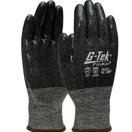 G-TEK POLYKOR Cut Resistant Glove, PK 12 16-473/L