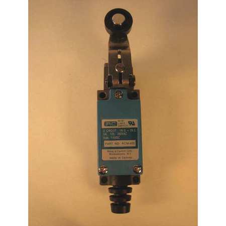 RELAY AND CONTROL Limit Switch, Lever, Roller, 1NC/1NO, 5A @ 250V AC, Actuator Location: Side RCM-400