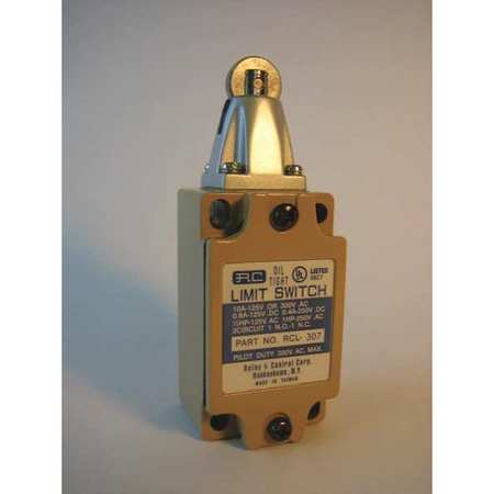RELAY AND CONTROL Limit Switch, Push Roller, 1NC/1NO, 10A @125V AC RCL-307