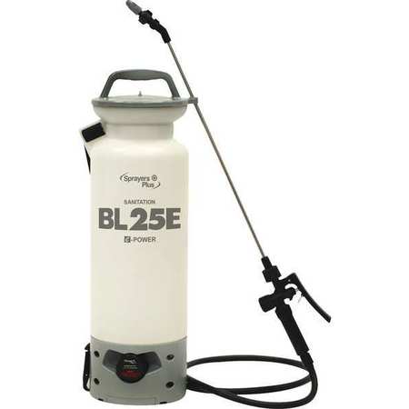 Sprayers Plus 2 gal. Effortless Handheld Sprayer, Plastic Tank, Fan Spray Pattern, 51" Hose Length BL25E