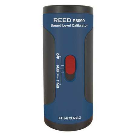 REED INSTRUMENTS Sound Level Calibrator for 1/2" Diameter Microphones, +/-0.5dB Accuracy R8090