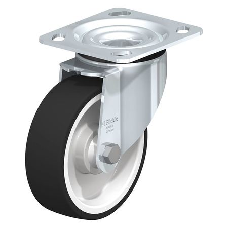 BLICKLE Swivel Plate Caster, PU, 4", 660 lb., Caster Load Rating Range: Heavy-Duty LK-POTH 100KA-14