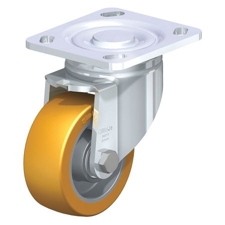 BLICKLE Swivel Plate Caster, PU, 4", 770 lb., Caster Load Rating Range: Heavy-Duty LH-ALTH 101K-14