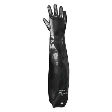Showa Chemical Resistant Glove, 31" L, Sz 10, PR 6731-10