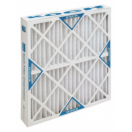 KOCH FILTER 20x20x4 Standard Capacity Pleated Filter, MERV 8 102-700-028