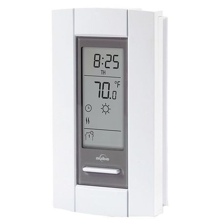 Cadet Electronic Programmable Thermostat, Wall Mount, Hardwired, 240/208VAC TH115-A-240D-B