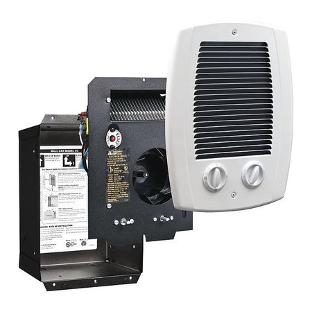 Cadet Bathroom Electric Heater, 500/800/1300W W, 240VAC, White CBC132TW