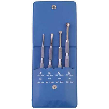 CENTRAL TOOLS Small Hole Gage Set 06552-00