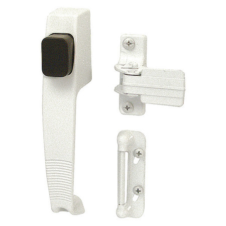 PRIMELINE TOOLS Push Button Latch with Tie Down, White (1 Set) MP5116